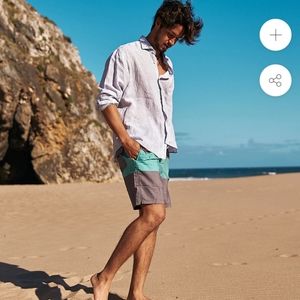 Maamagic Stretch Grey Swim Trunks